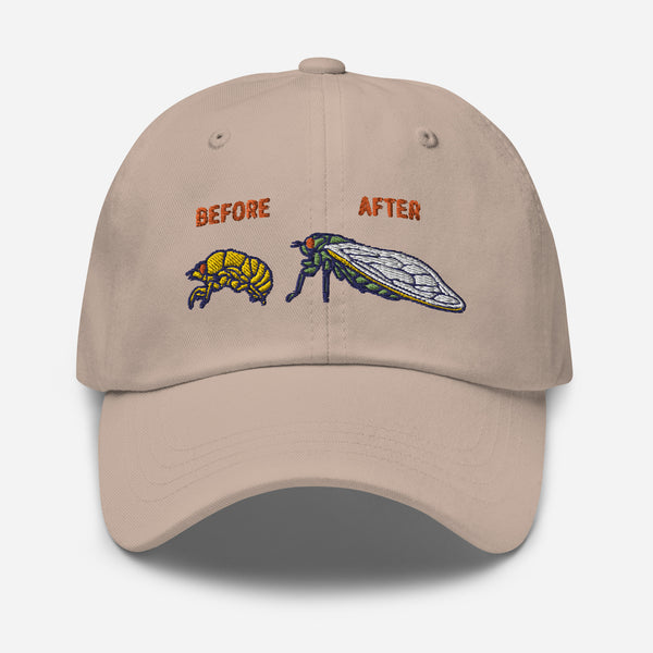 Cicada Before & After Dad Hat