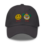 Smiley Clowned Dad Hat