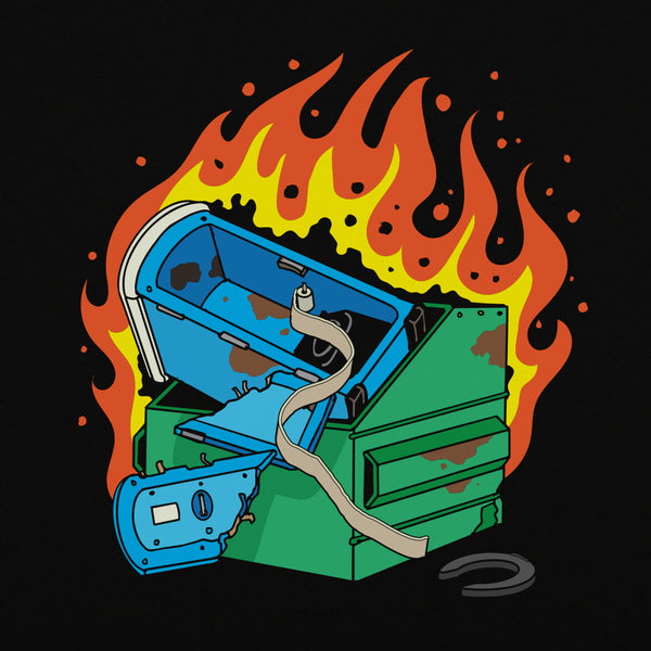 Porta Potty Dumpster Fire Unisex T-Shirt