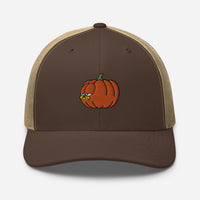 Mondays Pumpkin Trucker Cap