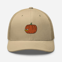 Mondays Pumpkin Trucker Cap