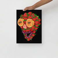 Fruit Skull Canvas Print