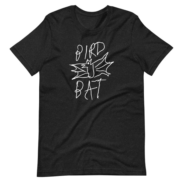 Bird Bat Scribble Logo Unisex T-Shirt