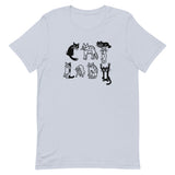 CAT LADY letters unisex t-shirt