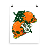 Sunshine Skulls Poster