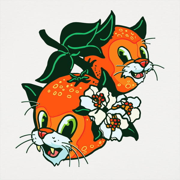 Orange Cats Unisex Tee