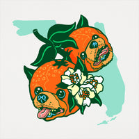 Orange Dogs Faces FL Unisex T-Shirt
