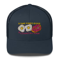 Fried Eggs Country Ham Trucker Cap