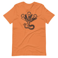 Triple Cobra Black Ink Unisex T-Shirt